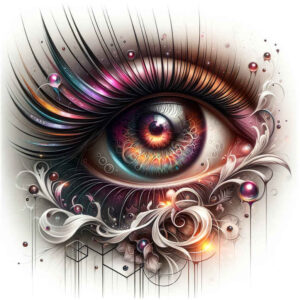 angel-eye – tattoo design ideas free ai generated – surrealism-ethereal – for-back-shoulder – Gallery: eyes-inkby-ai