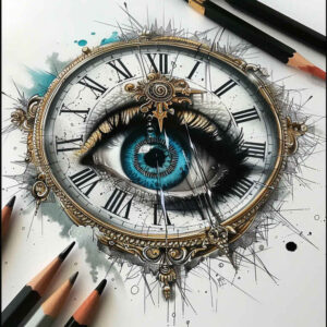 artistic-eye – tattoo design ideas free ai generated – neotraditional-classic-motifs – for-neck – Gallery: eyes-inkby-ai