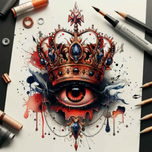 artistic-eye – tattoo design ideas free ai generated – realism-refined-highlights – for-arm – Gallery: eyes-inkby-ai