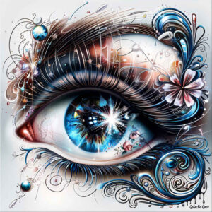 crowned-eye – tattoo design ideas free ai generated – surrealism-unconscious-imagery – for-shoulder – Gallery: eyes-inkby-ai