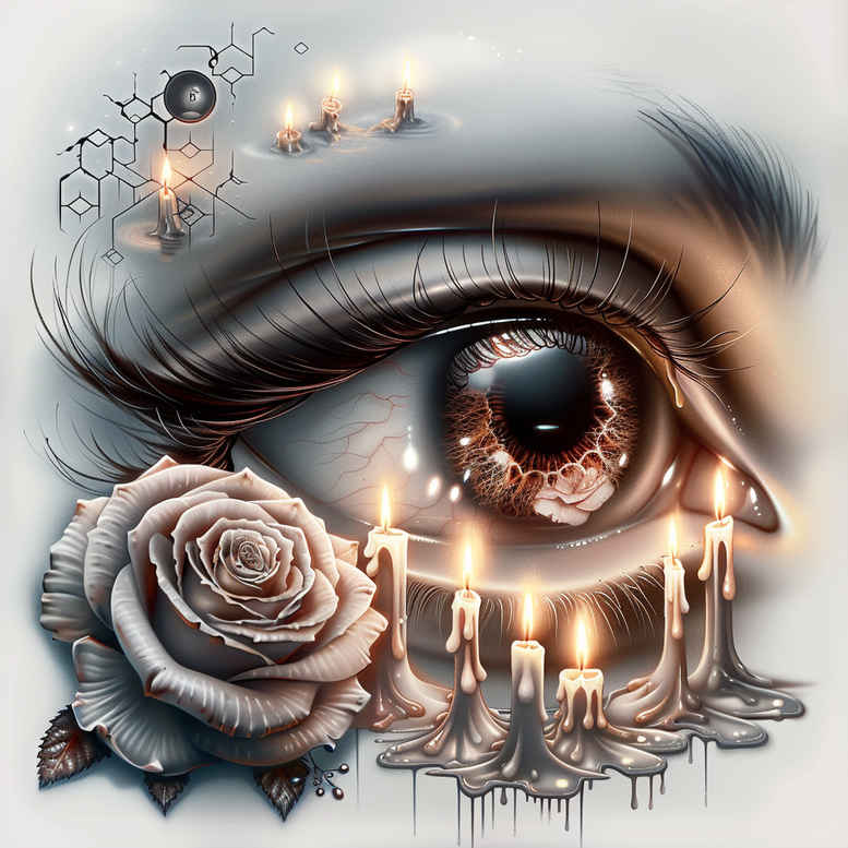 delicate-eye – tattoo design ideas free ai generated – neotraditional-classic-motifs – for-abdomen – Gallery: eyes-inkby-ai