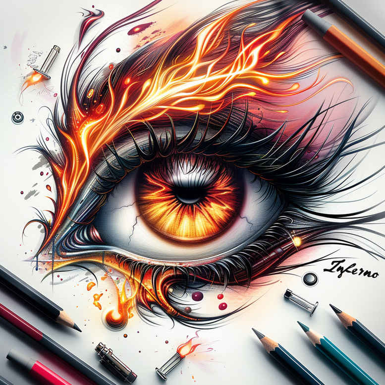 delicate-eye – tattoo design ideas free ai generated – realism-light-play – for-forearm – Gallery: eyes-inkby-ai