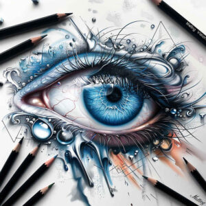 demon-eye – tattoo design ideas free ai generated – surrealism-abstract-forms – for-nape – Gallery: eyes-inkby-ai