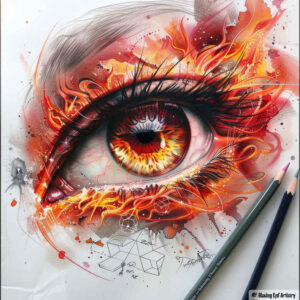 emotional-eye – tattoo design ideas free ai generated – neotraditional-enhanced-shading – for-chest – Gallery: eyes-inkby-ai