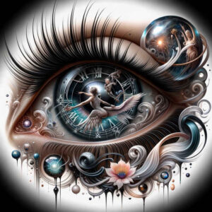 emotional-eye – tattoo design ideas free ai generated – neotraditional-layered-fill – for-foot – Gallery: eyes-inkby-ai