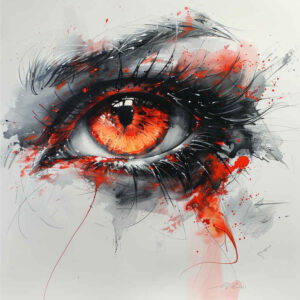 emotional-eye – tattoo design ideas free ai generated – surrealism-fluid-motion – for-full-back – Gallery: eyes-inkby-ai
