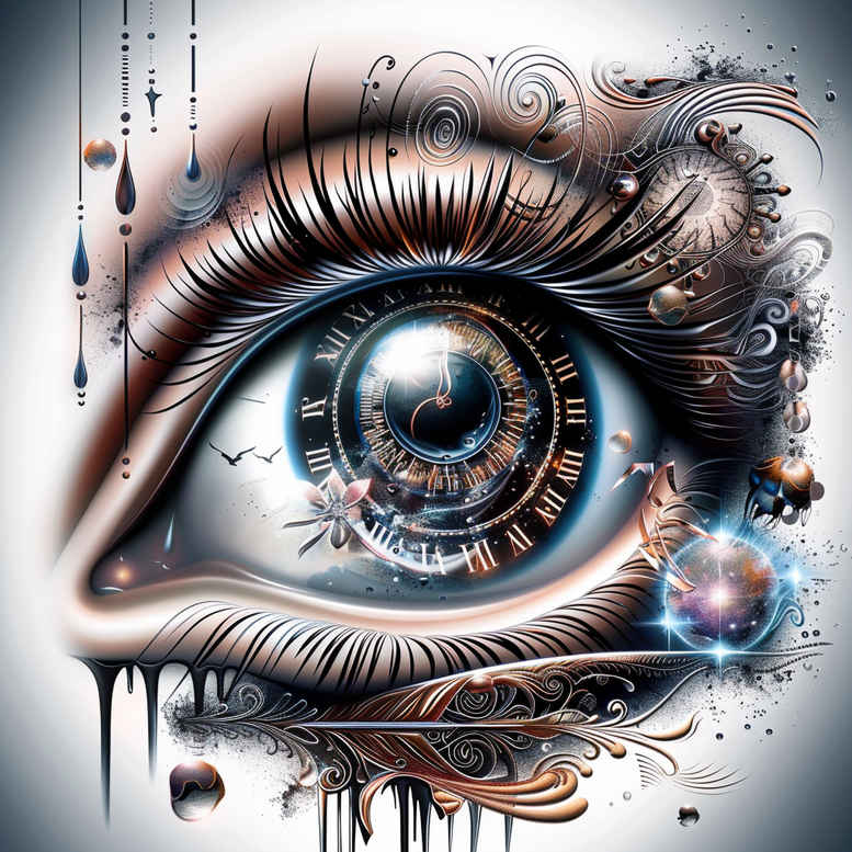 expressive-eye – tattoo design ideas free ai generated – surrealism-abstract – for-upper-back – Gallery: eyes-inkby-ai