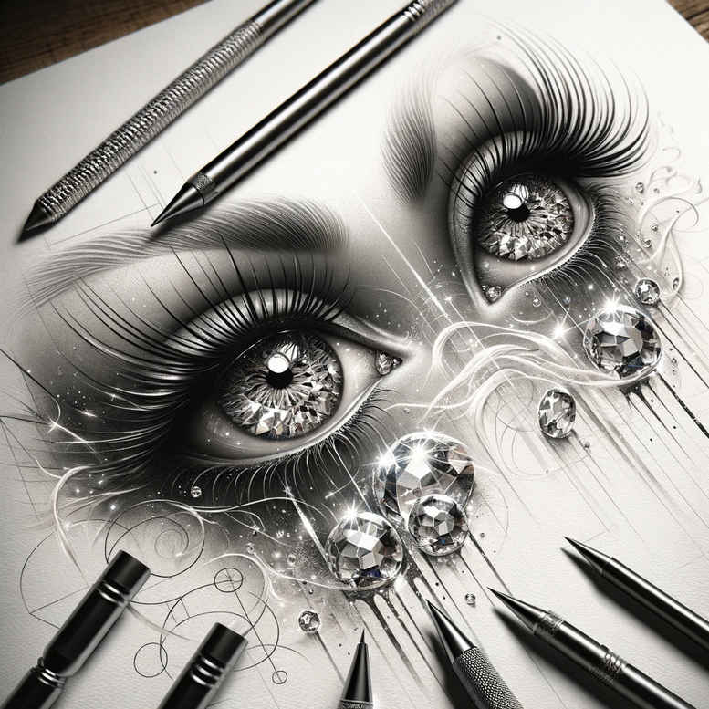 eye-and-light – tattoo design ideas free ai generated – surrealism-unreal-light – for-hand – Gallery: eyes-inkby-ai