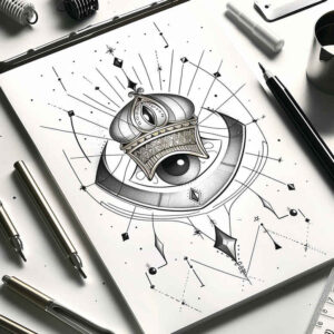 eye-and-shadow – tattoo design ideas free ai generated – realism-skin-illusion – for-thigh – Gallery: eyes-inkby-ai
