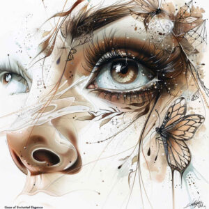 eye-and-space – tattoo design ideas free ai generated – surrealism-fragmentation – for-upper-chest – Gallery: eyes-inkby-ai