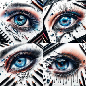 eye-in-darkness – tattoo design ideas free ai generated – realism-depth-perception – for-nape – Gallery: eyes-inkby-ai