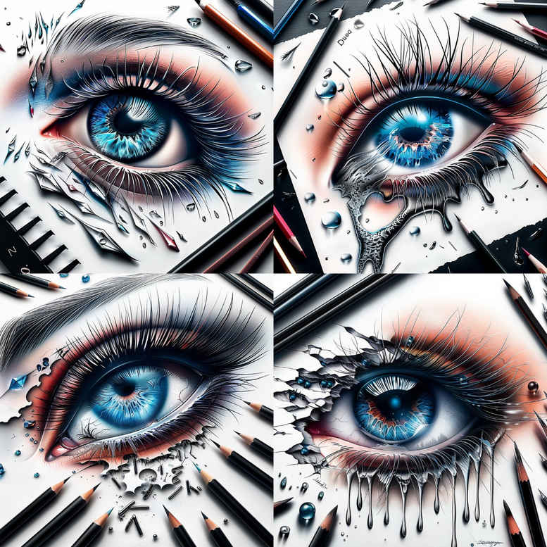 eye-in-darkness – tattoo design ideas free ai generated – realism-depth-perception – for-nape – Gallery: eyes-inkby-ai