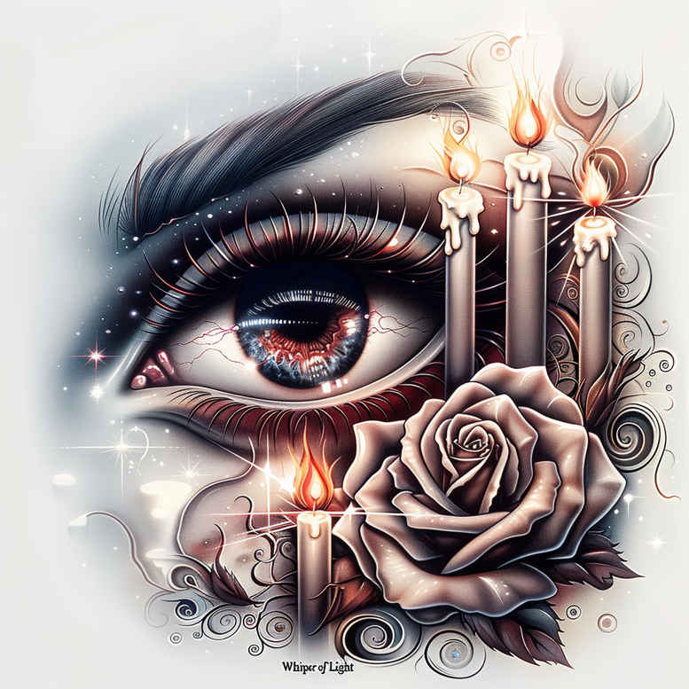 eye-in-darkness – tattoo design ideas free ai generated – realism-subtle-gradients – for-lower-back – Gallery: eyes-inkby-ai