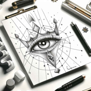 eye-in-motion – tattoo design ideas free ai generated – surrealism-psychological-depth – for-knee – Gallery: eyes-inkby-ai