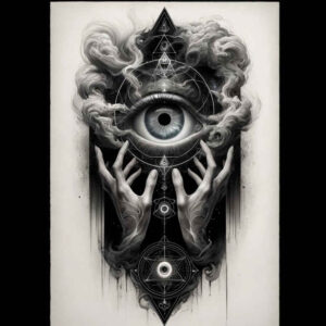 eye-of-time – tattoo design ideas free ai generated – realism-visual-accuracy – for-upper-chest – Gallery: eyes-inkby-ai
