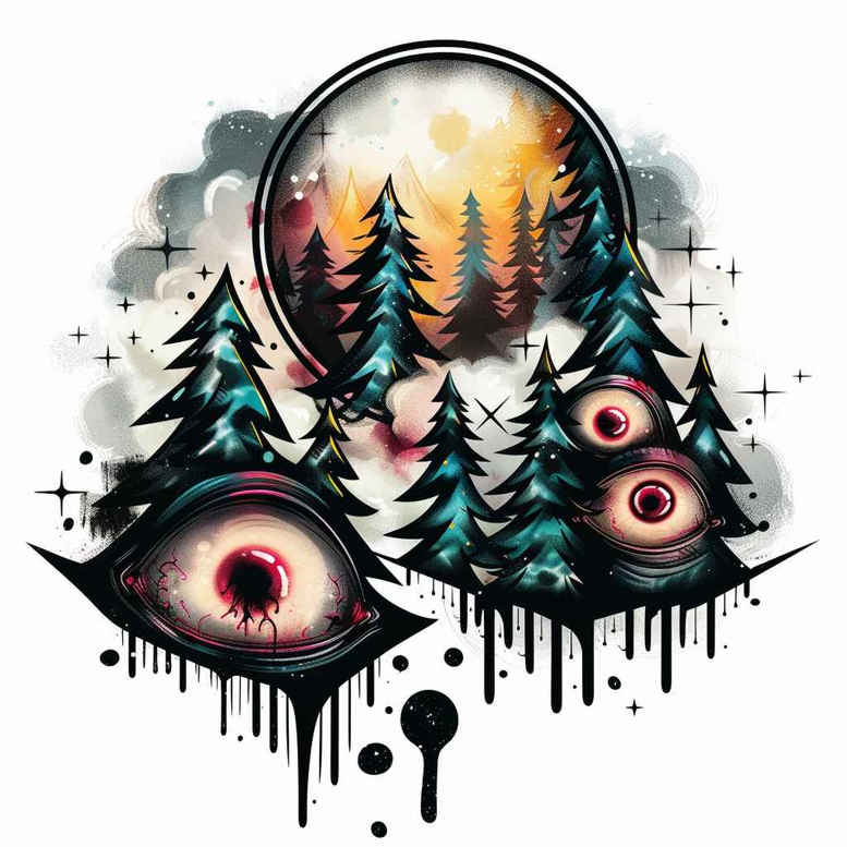 eye-tattoo – tattoo design ideas free ai generated – realism-skin-realism – for-shin – Gallery: eyes-inkby-ai