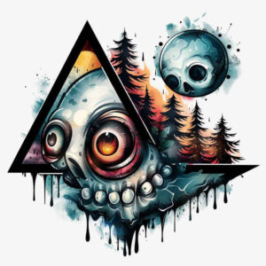 eye-with-details – tattoo design ideas free ai generated – neotraditional-sharp-contrast – for-shoulder – Gallery: eyes-inkby-ai