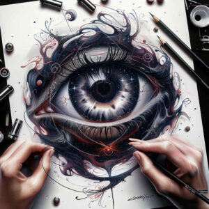 eye-with-details – tattoo design ideas free ai generated – realism-emotional-depth – for-triceps – Gallery: eyes-inkby-ai