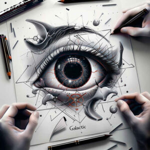 eye-with-details – tattoo design ideas free ai generated – surrealism-translucent-layers – for-side-torso – Gallery: eyes-inkby-ai