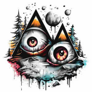 eye-with-flower – tattoo design ideas free ai generated – neotraditional-dynamic-composition – for-thigh – Gallery: eyes-inkby-ai