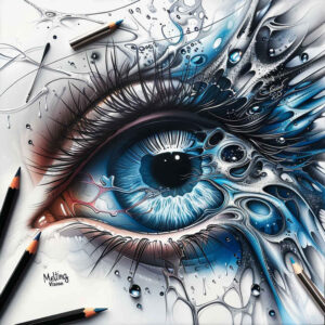 eye-with-moon – tattoo design ideas free ai generated – neotraditional-classic-shading – for-inner-arm – Gallery: eyes-inkby-ai