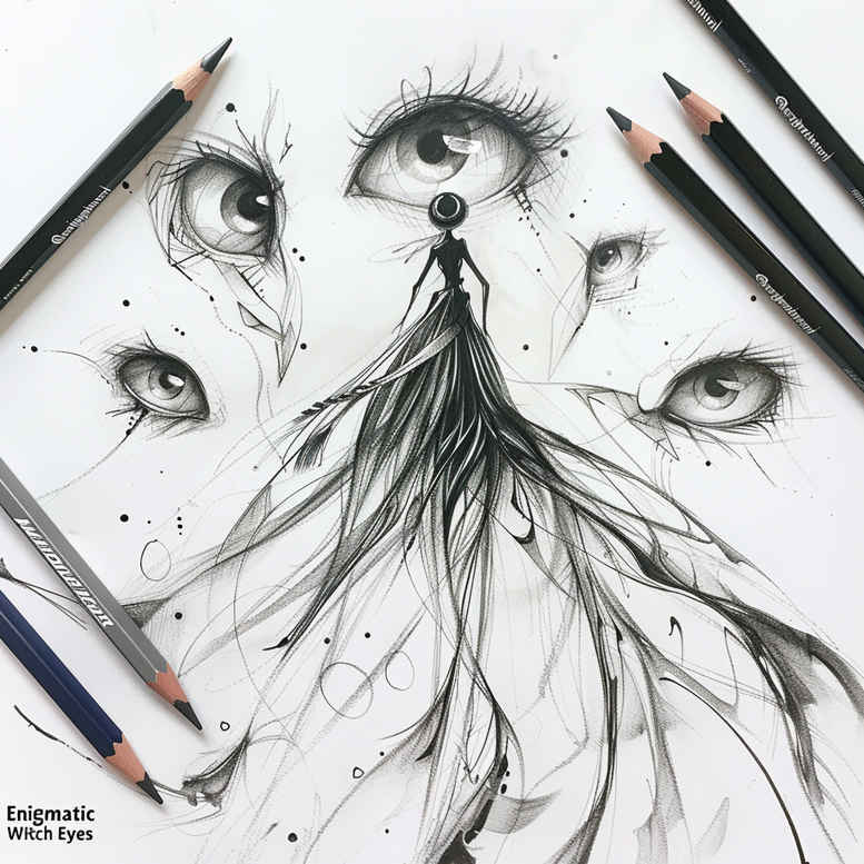 eye-with-moon – tattoo design ideas free ai generated – surrealism-imaginative – for-back-of-neck – Gallery: eyes-inkby-ai