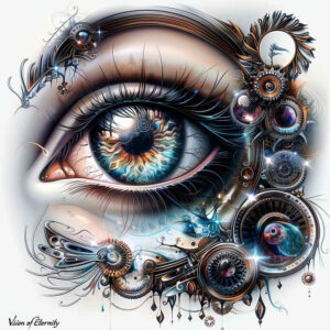 eye-with-ornament – tattoo design ideas free ai generated – realism-visual-accuracy – for-lower-thigh – Gallery: eyes-inkby-ai