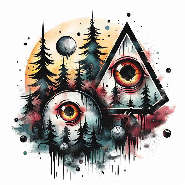 eye-with-shadow – tattoo design ideas free ai generated – realism-depth-realism – for-lower-arm – Gallery: eyes-inkby-ai