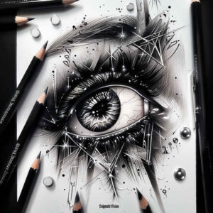 eye-with-sparkle – tattoo design ideas free ai generated – realism-living-skin – for-forearm – Gallery: eyes-inkby-ai
