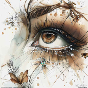 eyes – tattoo design ideas free ai generated – neotraditional-decorative-flourishes – for-shoulder-blade – Gallery: eyes-inkby-ai