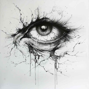 eyes – tattoo design ideas free ai generated – surrealism-phantasm – for-shin – Gallery: eyes-inkby-ai