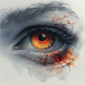 looking-eye – tattoo design ideas free ai generated – surrealism-timeless – for-forearm – Gallery: eyes-inkby-ai