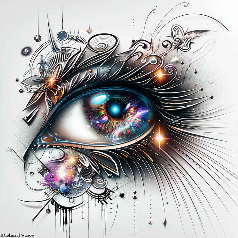 mystical-eye-for-men – tattoo design ideas free ai generated – neotraditional-artful-color – for-shoulder-blade – Gallery: eyes-inkby-ai