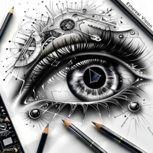 protective-eye – tattoo design ideas free ai generated – realism-hyper-detail – for-behind-ear – Gallery: eyes-inkby-ai