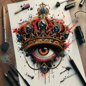 protective-eye – tattoo design ideas free ai generated – realism-photo-accuracy – for-wrist – Gallery: eyes-inkby-ai