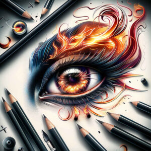 symbol-of-strength-eye – tattoo design ideas free ai generated – realism-smooth-gradients – for-spine – Gallery: eyes-inkby-ai