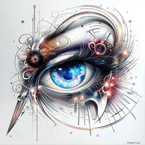 symbol-of-truth-eye – tattoo design ideas free ai generated – surrealism-floating-elements – for-calf – Gallery: eyes-inkby-ai
