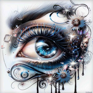 eyes tattoo design ideas Surrealism transcendent abstract symbolising courage