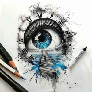 eyes tattoo design ideas Surrealism fantastical elements animalistic embodying perseverance