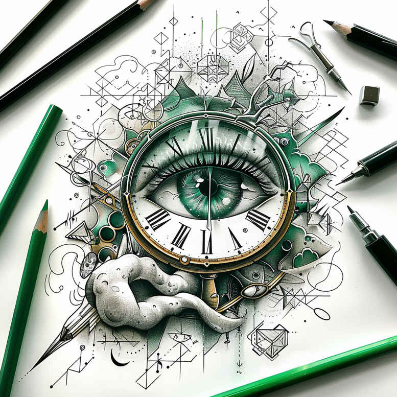 eyes tattoo design ideas strong outlines close-up for back shoulder
