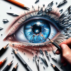 eyes tattoo design ideas Surrealism shadow play depth meaning strength