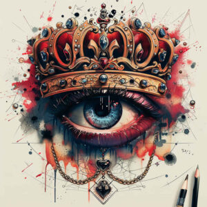 eyes tattoo design ideas clean fill detailed lines for upper back