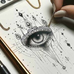 eyes tattoo design ideas Realism dynamic shadows dramatic for palm