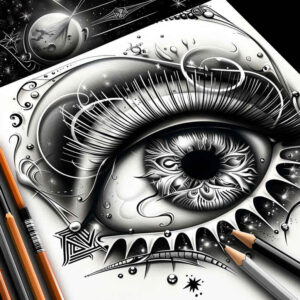 eyes tattoo design ideas textured expressive for ribs