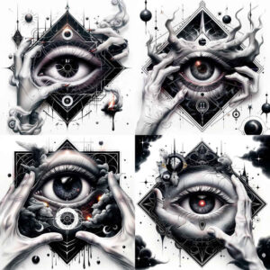 eyes tattoo design ideas gentle expressive for sternum