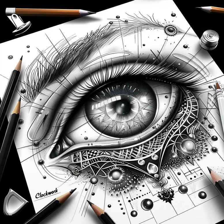 eyes tattoo design ideas Realism realistic lighting eye contour symbolising resilience