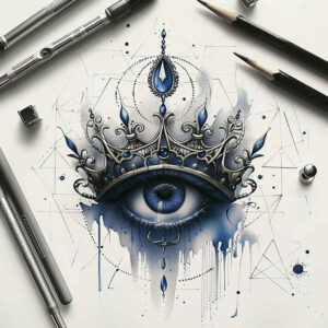 eyes tattoo design ideas Realism depth realism glowing shows determination