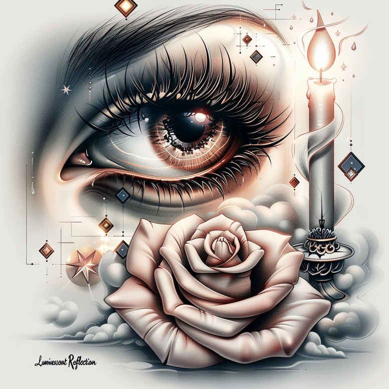 eyes tattoo design ideas Surrealism impossible forms iris detail symbol of endurance