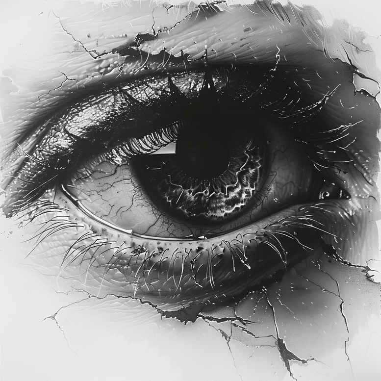 eyes tattoo design ideas Realim light and shadow play lifelike for calf