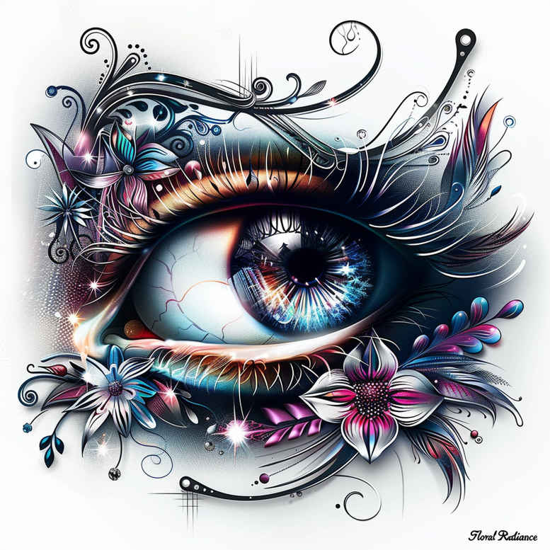 eyes tattoo design ideas clean fill light reflection for side torso